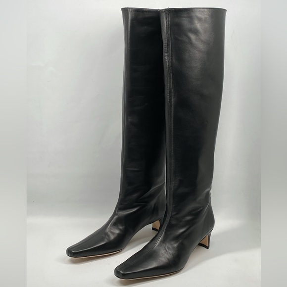 Staud Wally Tall Leather Boots size 38 - Picture 1 of 16